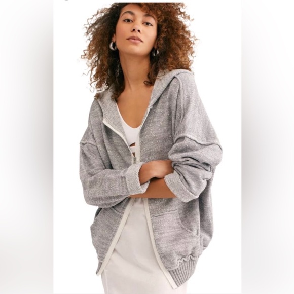 Free People Jackets & Blazers - Free People Long Sleeve In Bloom Full Zip Hoodie